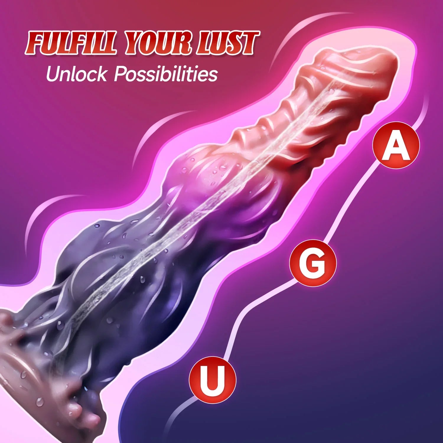 Canine Squirting Dildo – Liquid Silicone