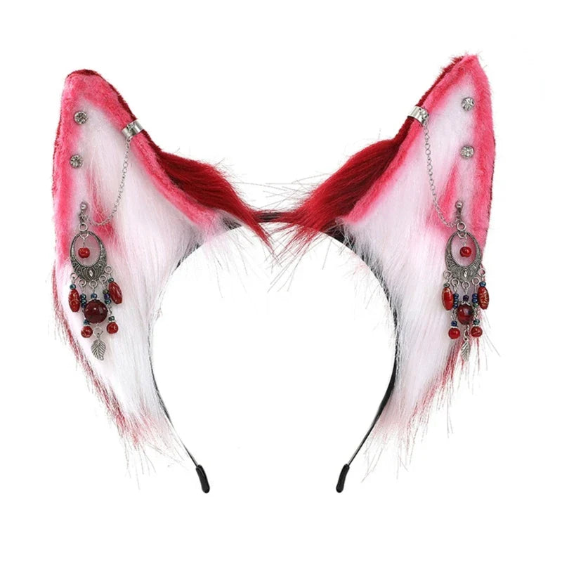 Decorative Fox Ears Headband (Colors)