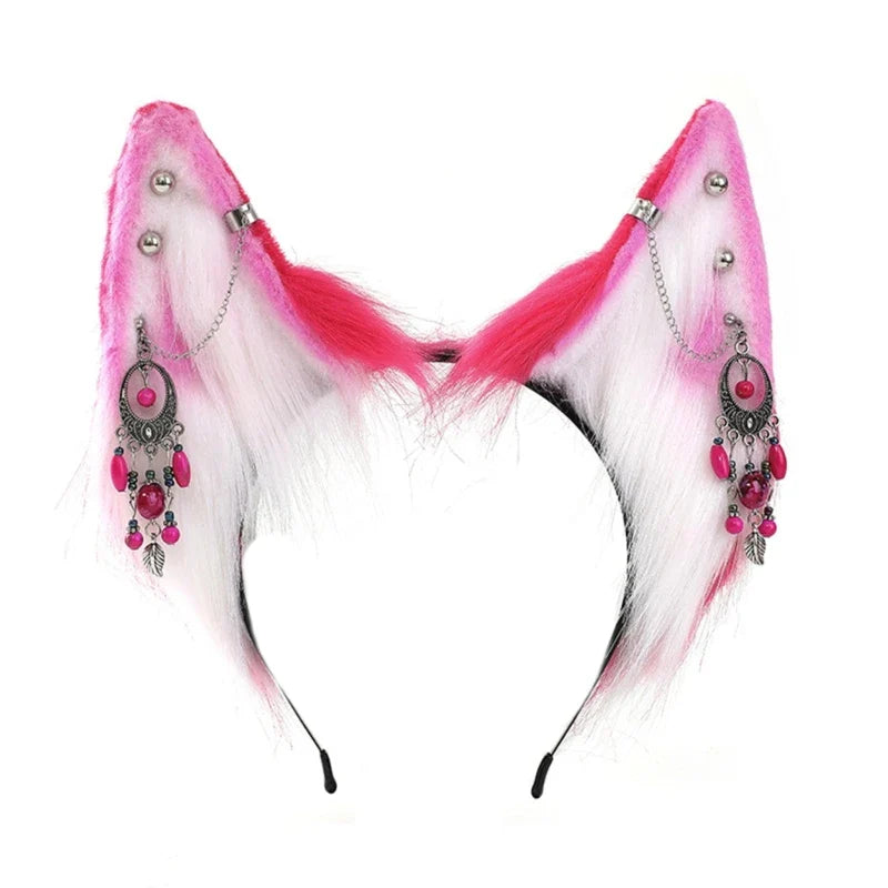 Decorative Fox Ears Headband (Colors)