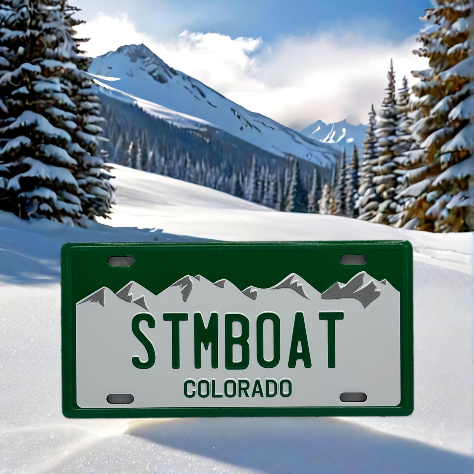 STMBOAT - Colorado License Plate Magnet