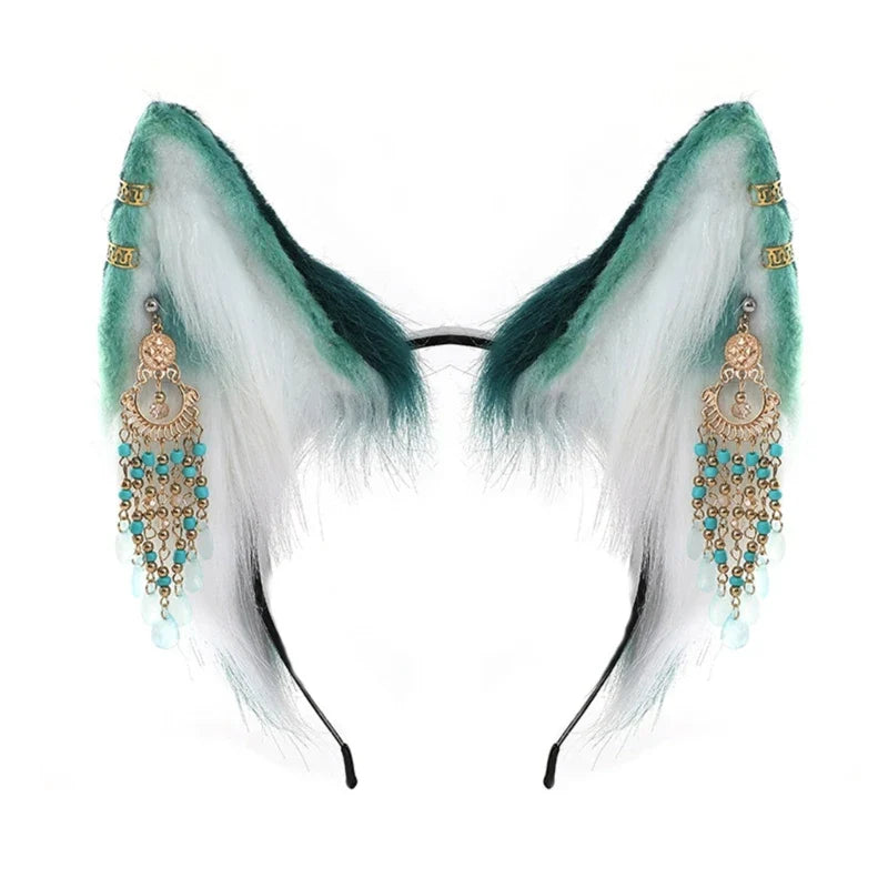 Decorative Fox Ears Headband (Colors)