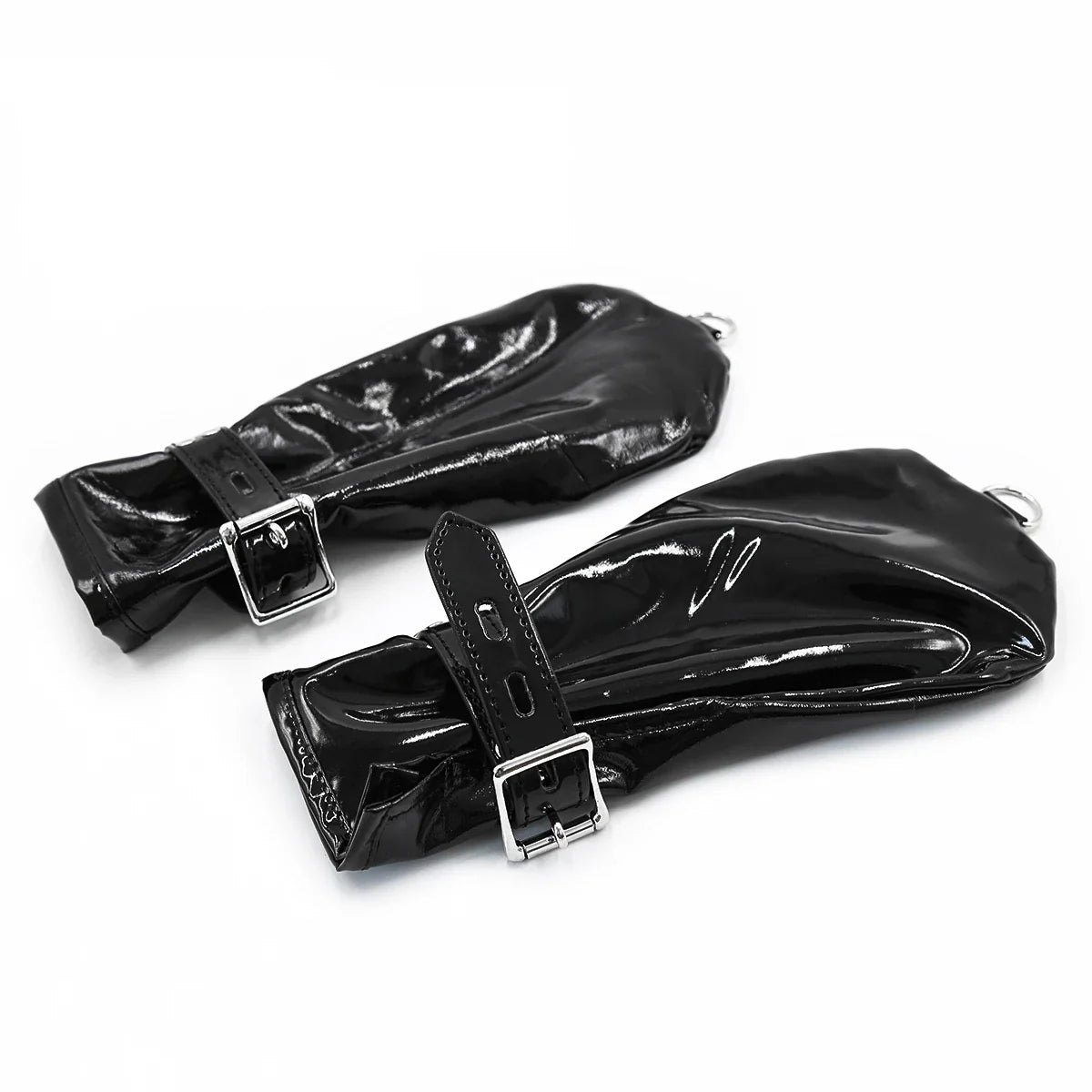 Patent Leather BDSM Mittens Dog Paw Gloves