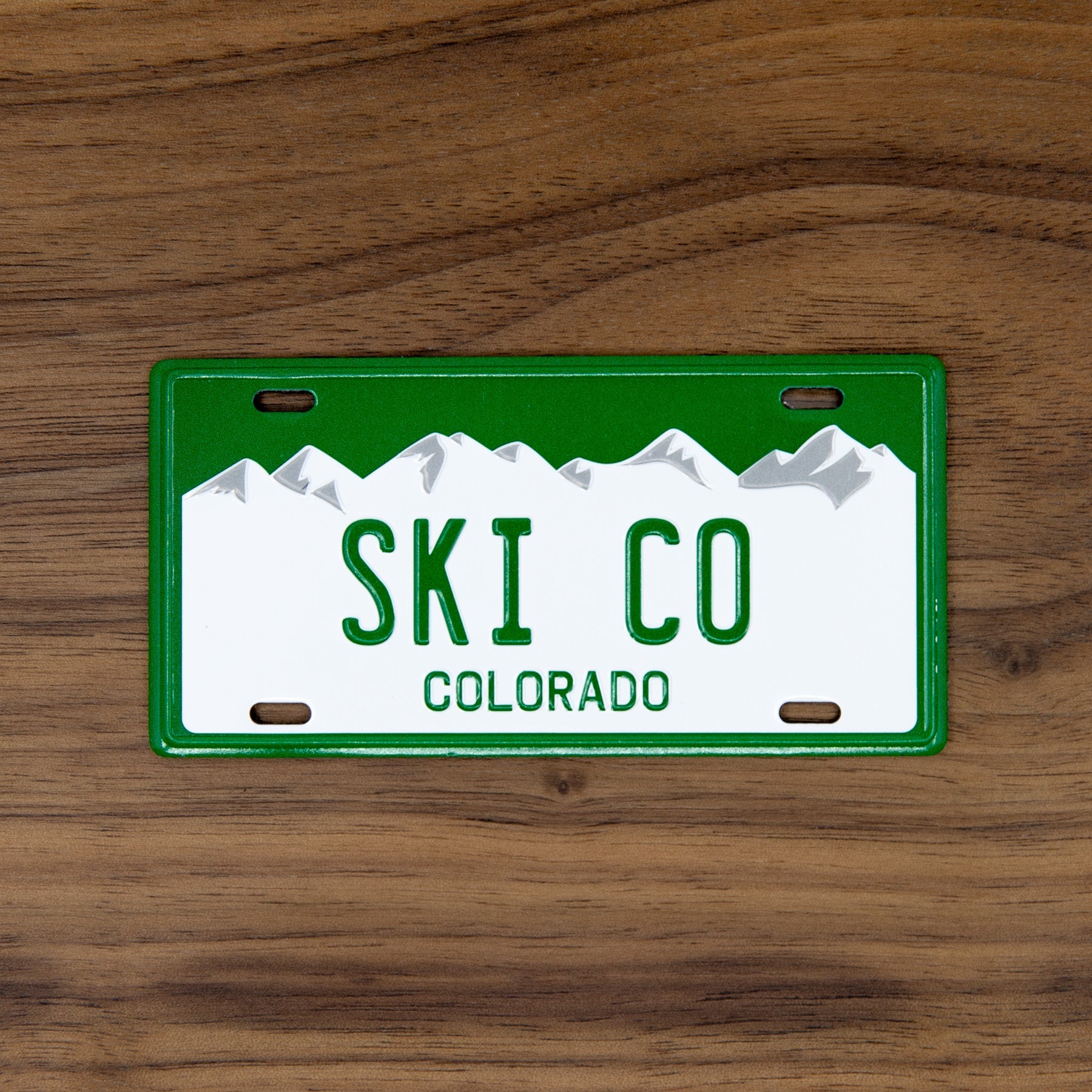 SKI CO - Colorado License Plate Magnet