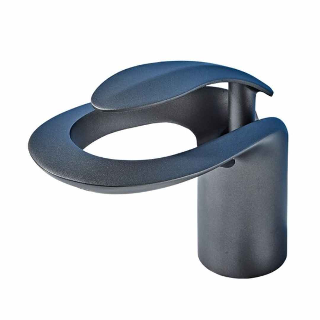 LunaMist Modern Single Handle Vessel Bathroom Faucet with Round Hollowing Design