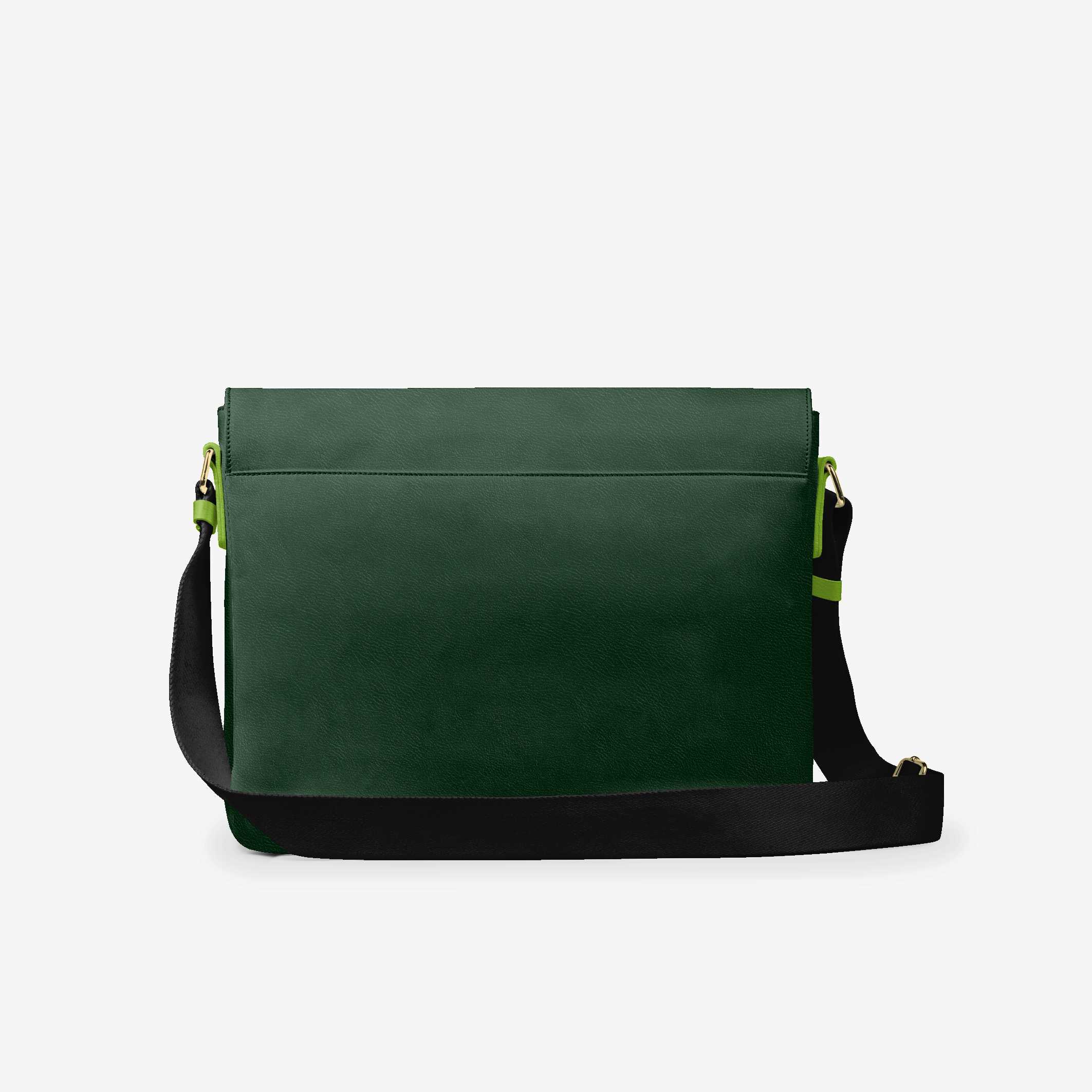 Vegan Executive Messenger Bag 16” | BYMANYC ® New York Crafted in Italy
