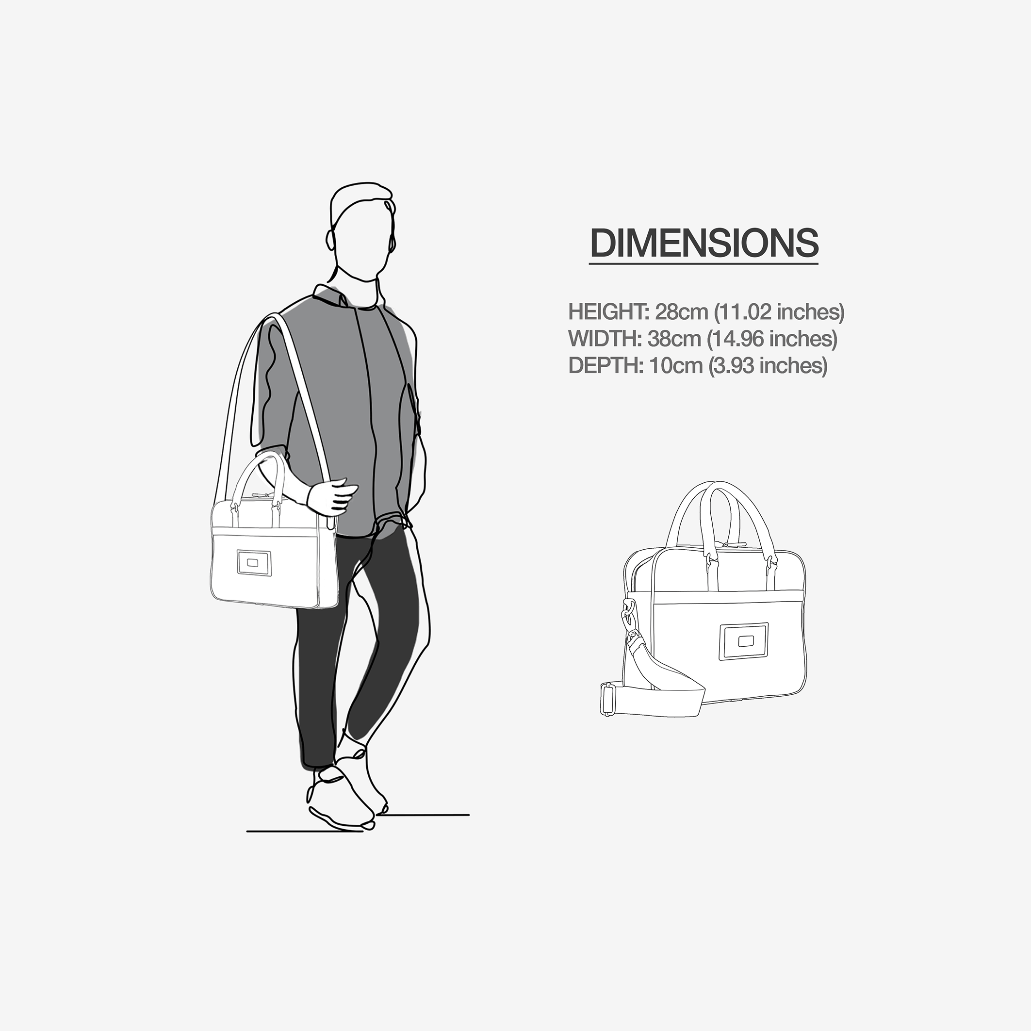 Vegan Urban Professional Work Bag 16” | BYMANYC ® New York Executive Luxe