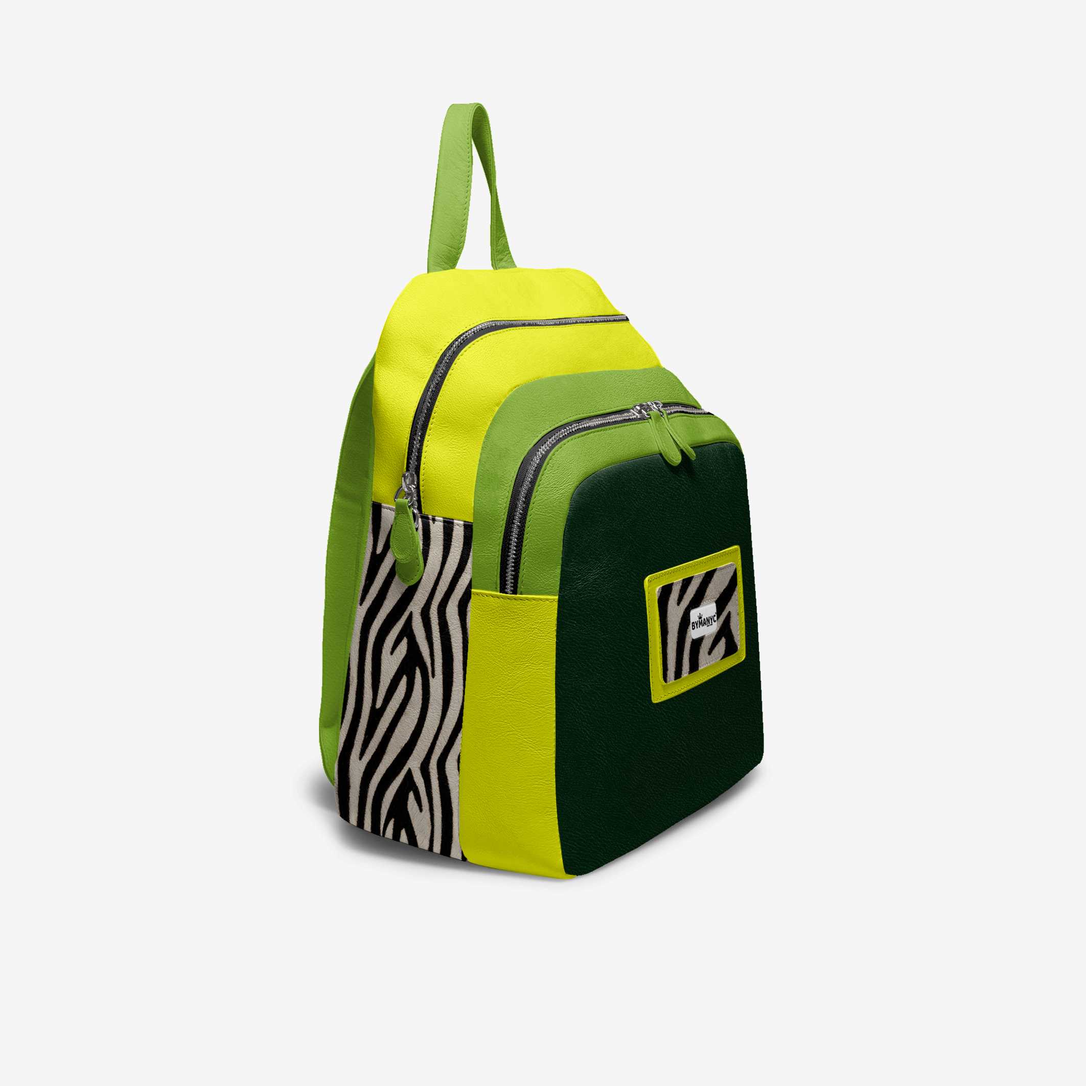 Zebra Jungle Backpack by BYMANYC ® New York – Handmade Vegan Luxury