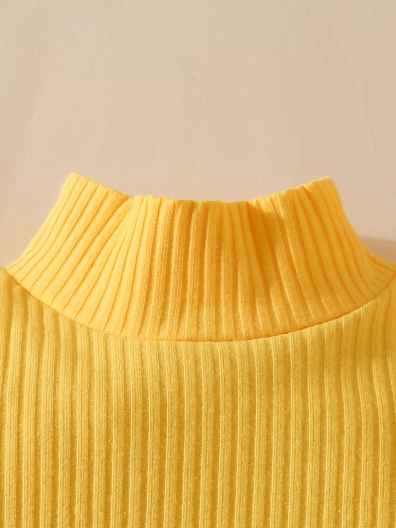 Children's Ruffled Bodysuit and Sunflower Pants Set