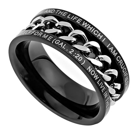 Black Chain Ring