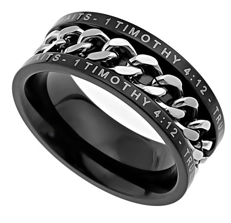 Black Chain Ring