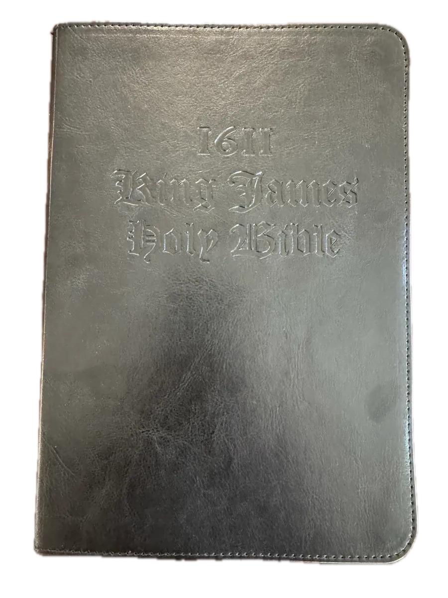 1611 King James Bible - Black