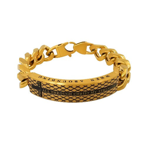 Gold Diamond Back Bracelet