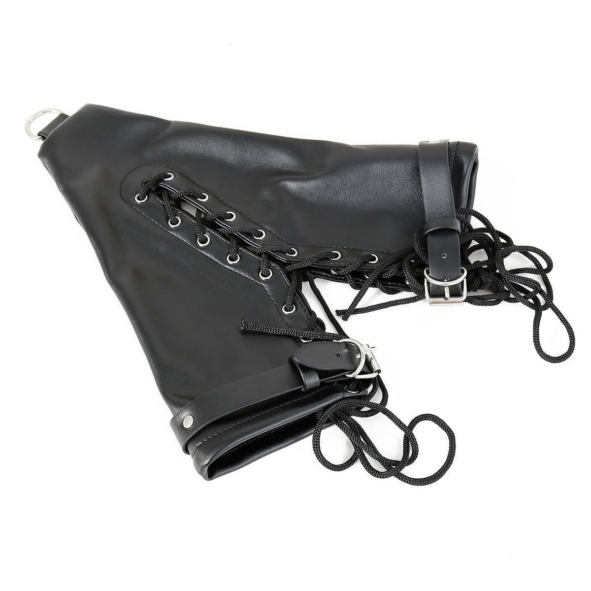 Locked Cutie Hand Cuffs – Black Leather Restraint