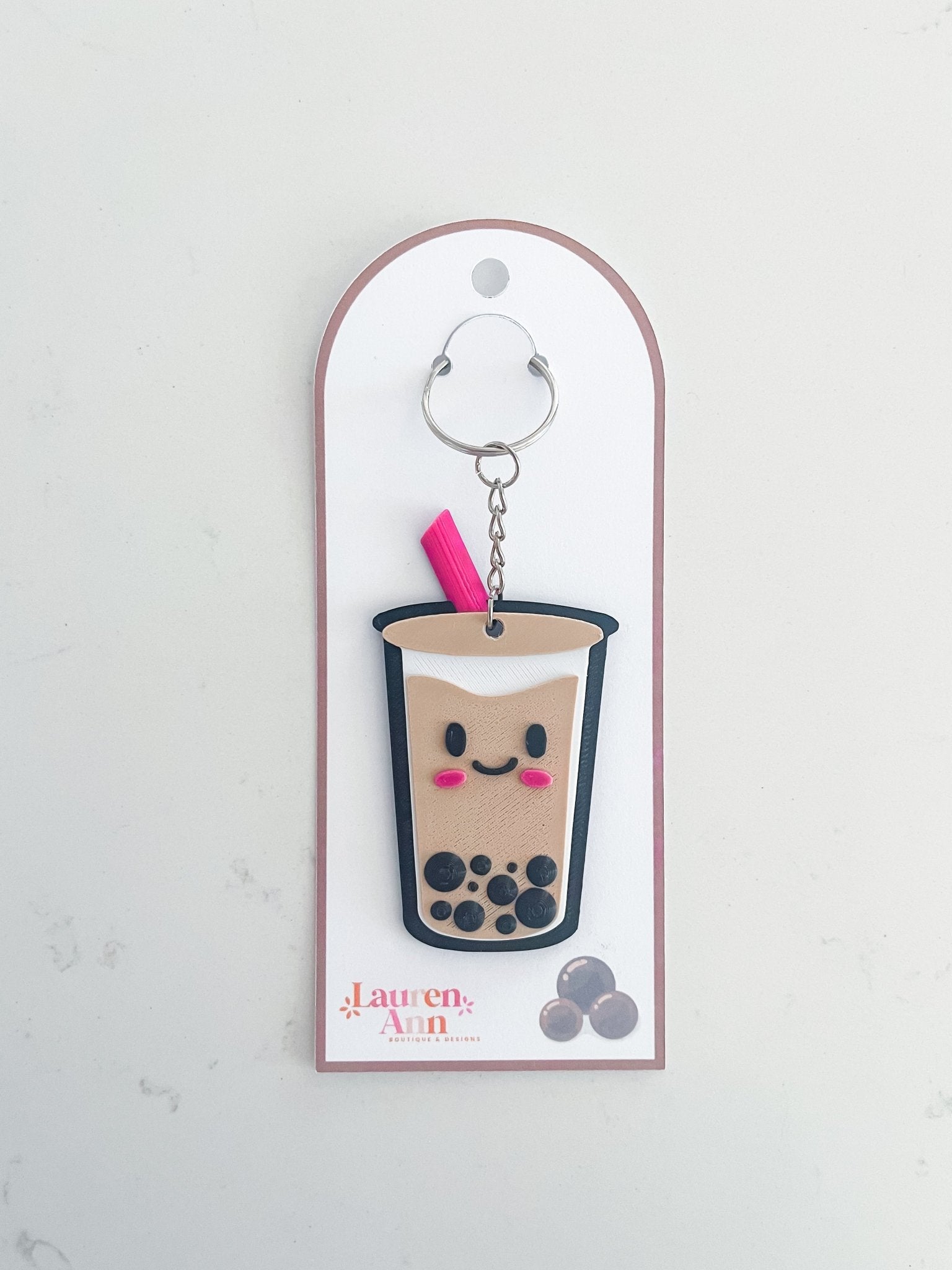 Cutie Kawaii Boba Keychain