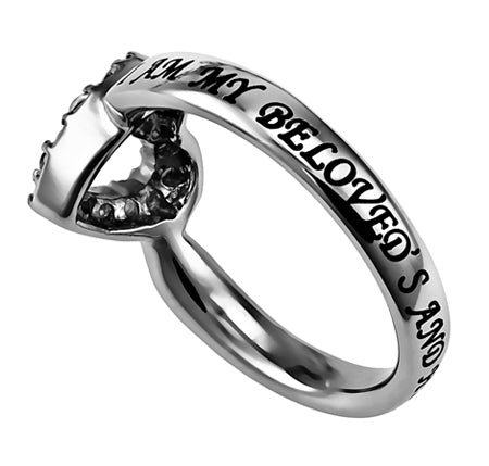 CZ Open Heart Ring
