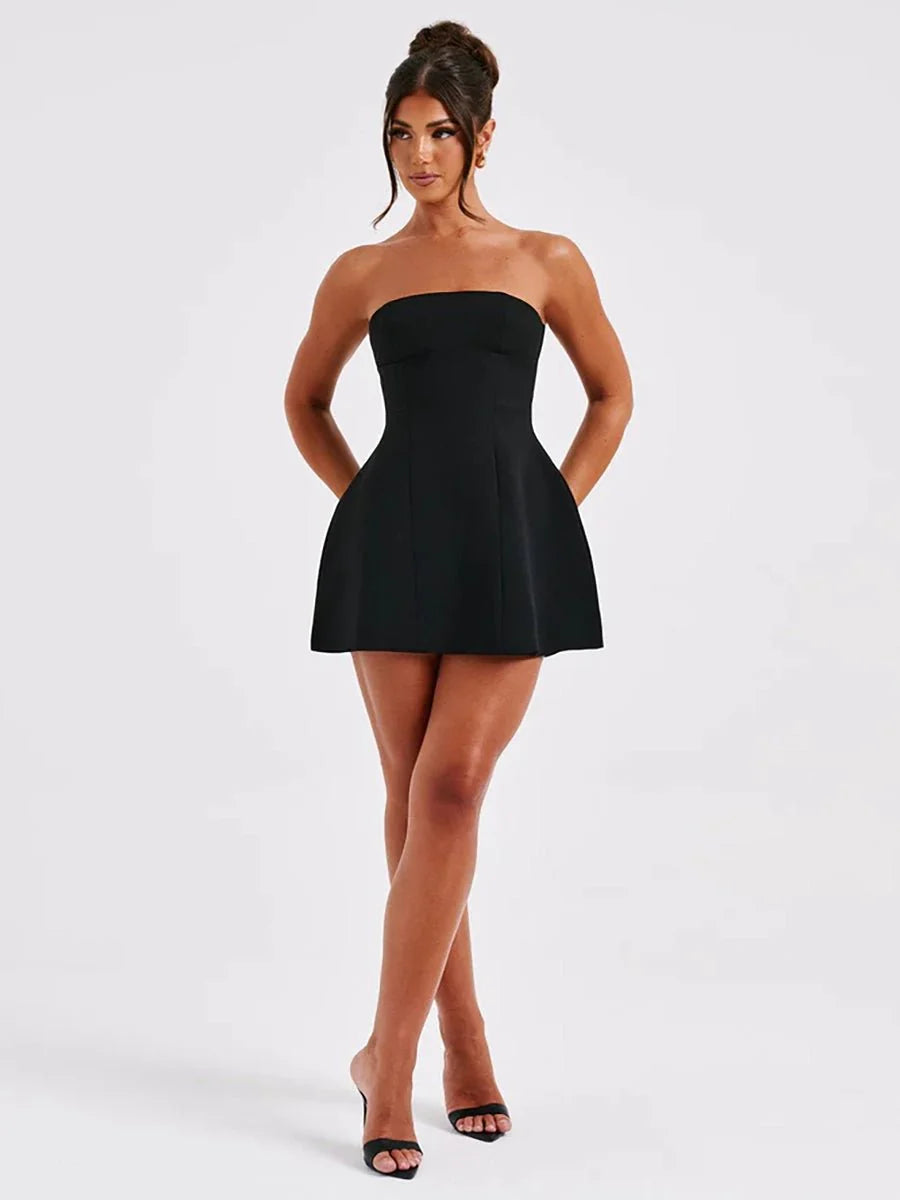 Daisy Summer Tube Dress - Floral Chic for Sunny Days!