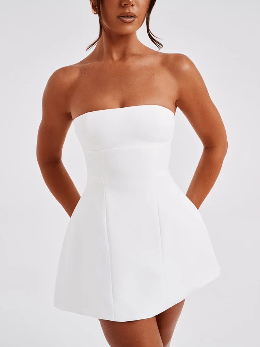 Daisy Summer Tube Dress - Floral Chic for Sunny Days!