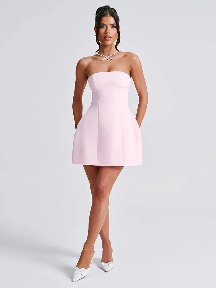 Daisy Summer Tube Dress - Floral Chic for Sunny Days!