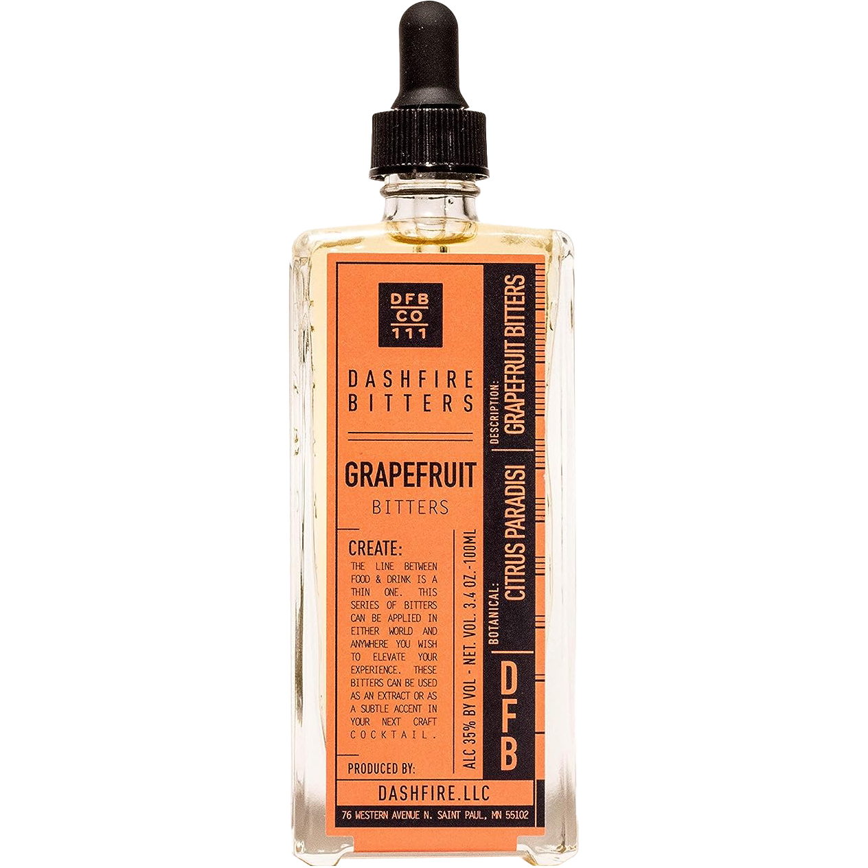 DASHFIRE Grapefruit Cocktail Bitters 100ml