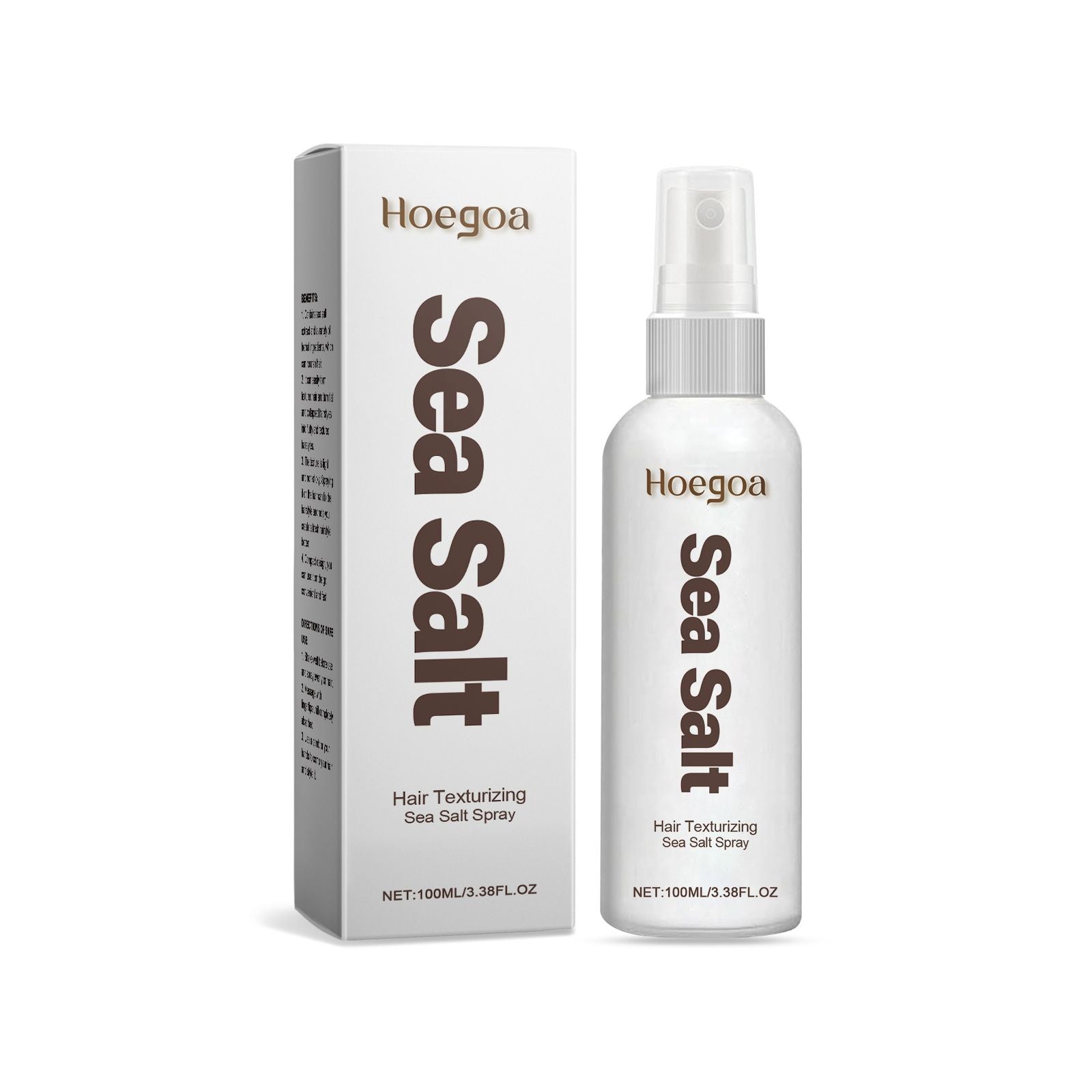 Hoegoa Sea Salt Dry Hair Spray Hair Non-Wash Styling Dry Hair Spray Hair Gel Refreshing Oil Control Lazy Volume Softening Spray