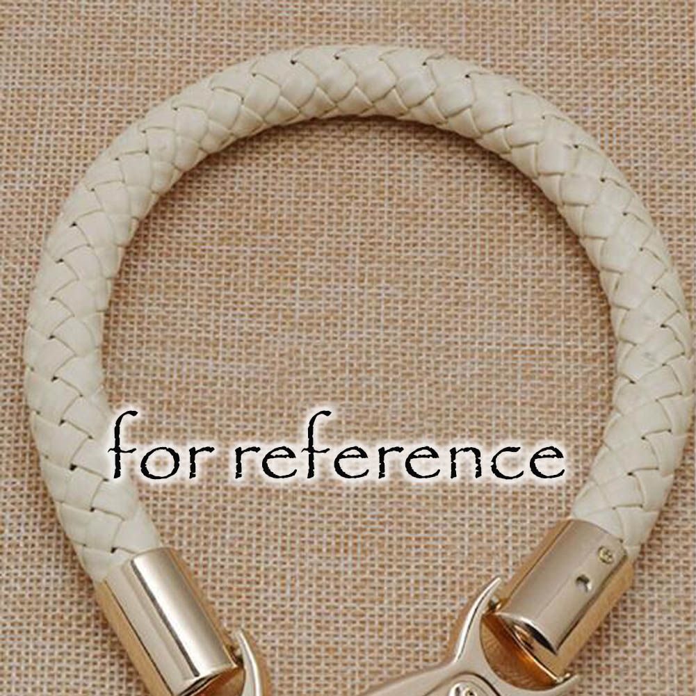 Beige PU Leather Purse Strap Woven Clutch Strap Handbag Making Accessory DIY Craft Handbag Handle Strap,15.7 Inches