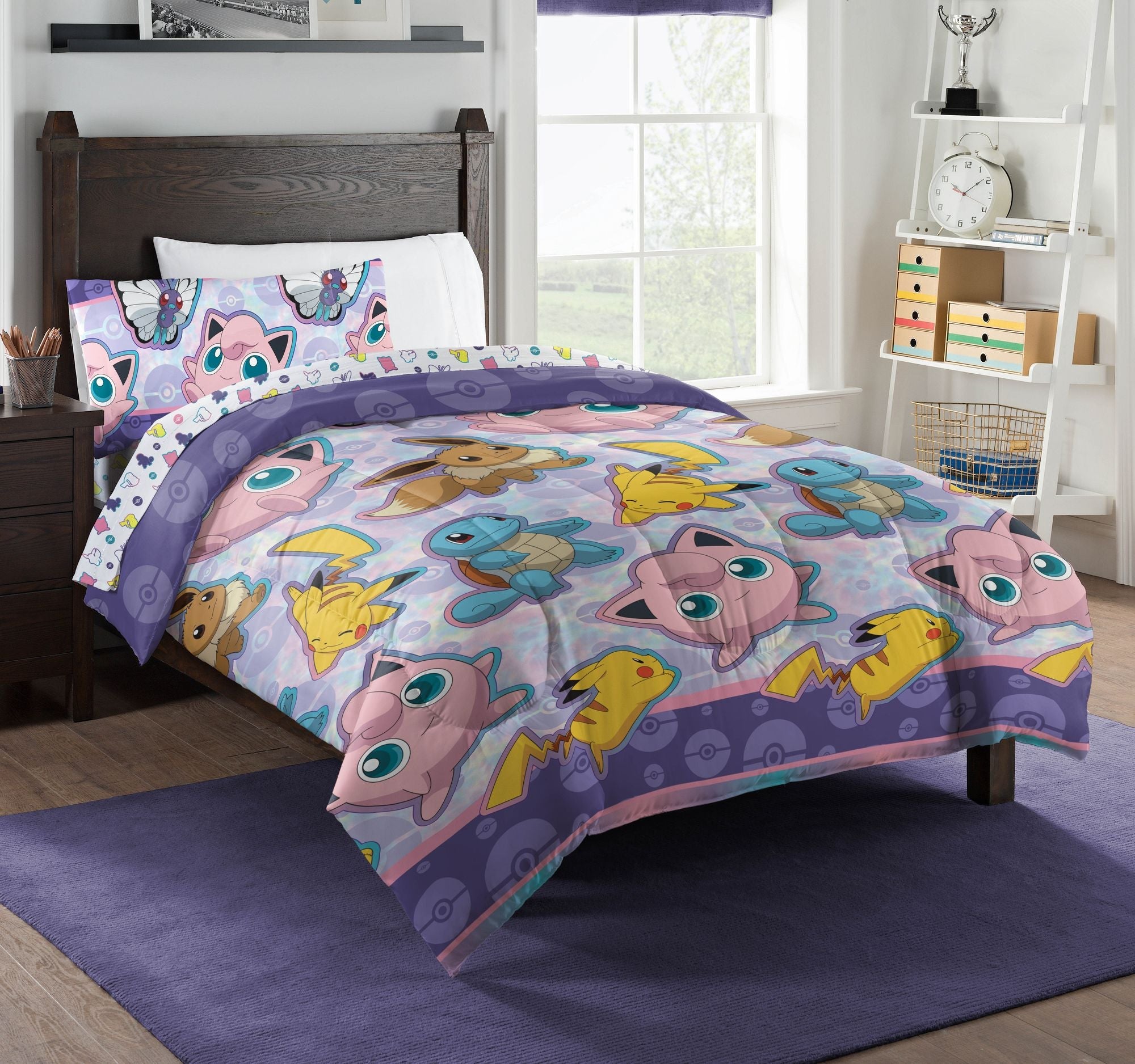 POKEMON - Friendly Battle Twin Size Bed in Bag Set