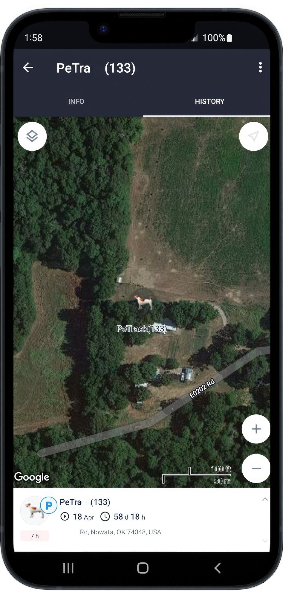 Consistent Realtime Mini Cat Dog GPS Tracking Collar Waterproof Device Size:L