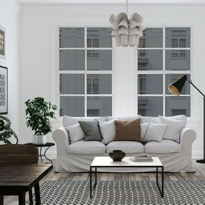 One Way Mirror Window Film Heat UV Reflective Privacy Tint Foil For Home Office