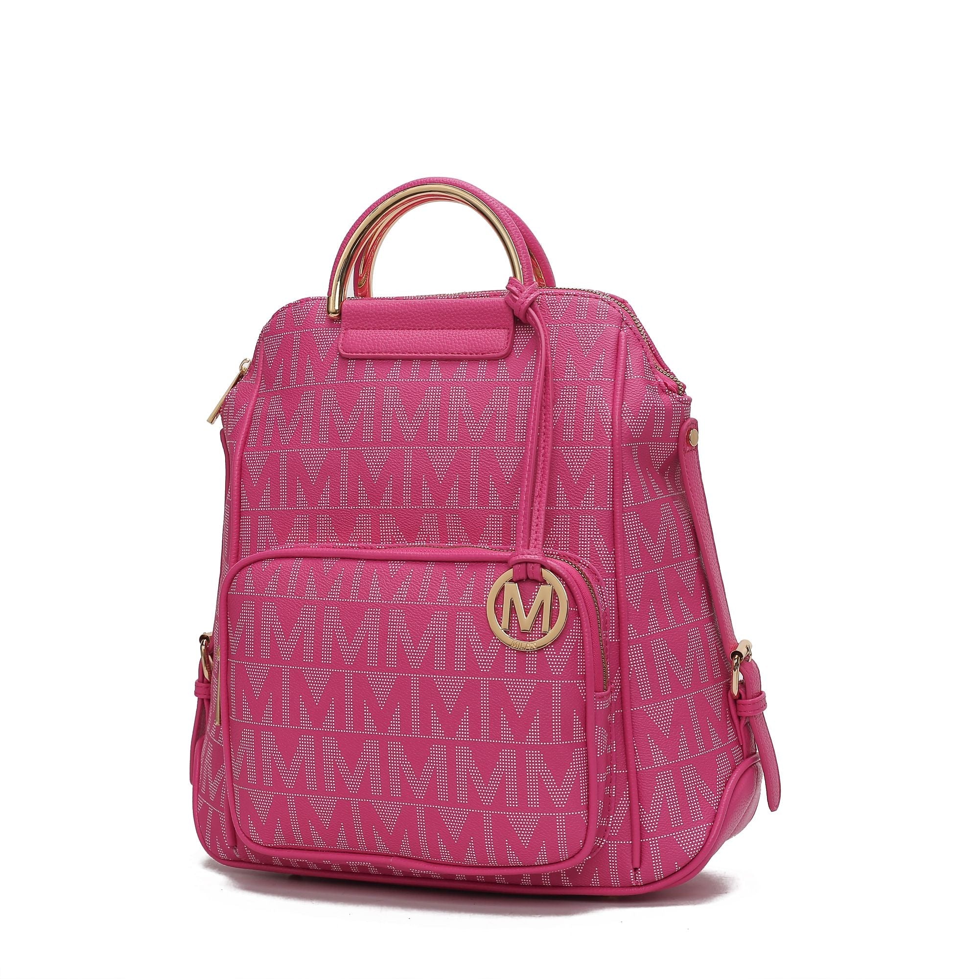 MKF Collection Cora Milan M Signature Trendy Backpack by Mia k