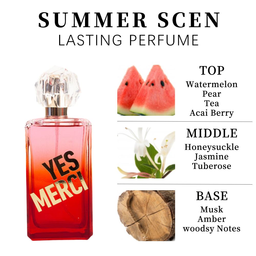 3-Piece Set, Women's Eau De Parfuma Spray Gift Box, Long Lasting Fragrance, 3 Different Flavor, Perfect for Holiday Gifts, Dating, Daily Life, Parties, 3.4fl.oz/bottle