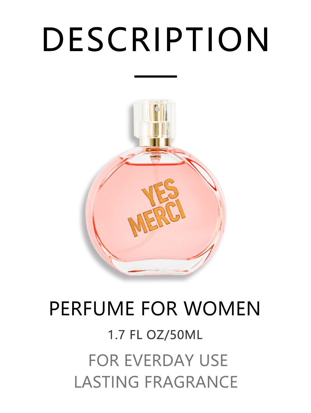 2-Piece Set, Women's Eau De Parfuma Gift Box, Long Lasting Fragrance, Notes Of Watermelon, Pear, Tea, Acai Berry Flavor, For Holiday Gifts, Dating, Daily Life, 1.7 Fl Oz Perfume, 0.34 Fl Oz Perfume