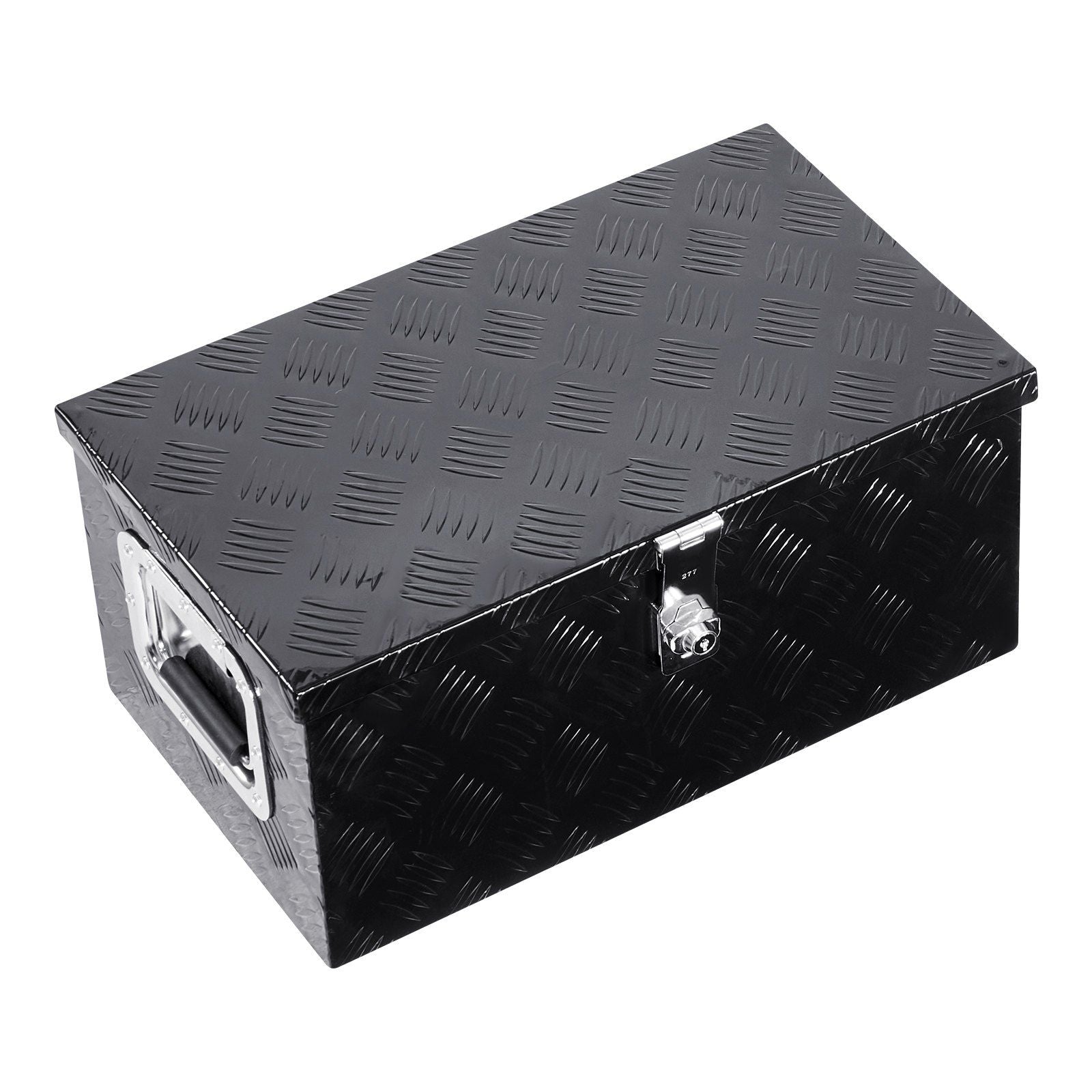 20"x12"x9.5" Heavy Duty Aluminum Truck Bed Tool Box for Pickup RV Black