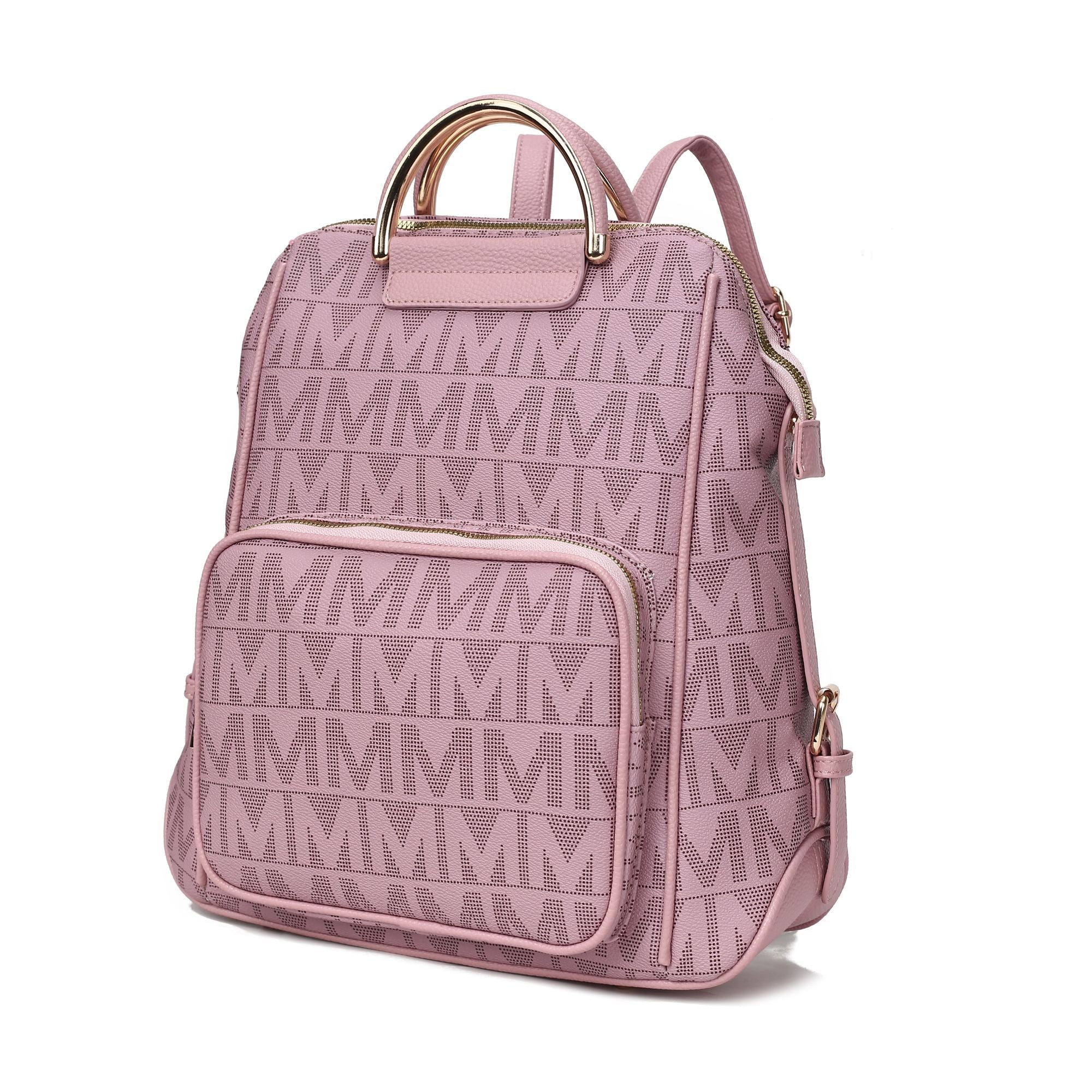 MKF Collection Cora Milan M Signature Trendy Backpack by Mia k