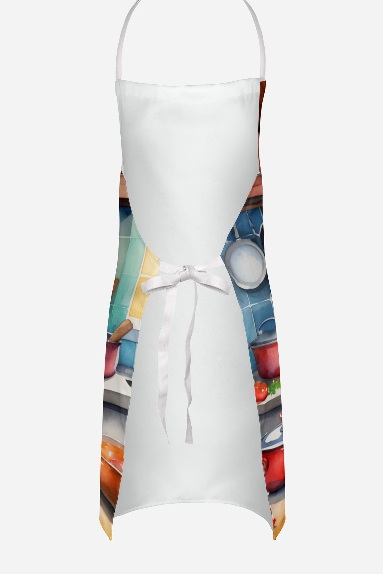 Pomeranian The Chef Apron Cooking Kitchen Server Baking Crafts Gardening for Adult Women Men, Unisex, Large, Multicolor