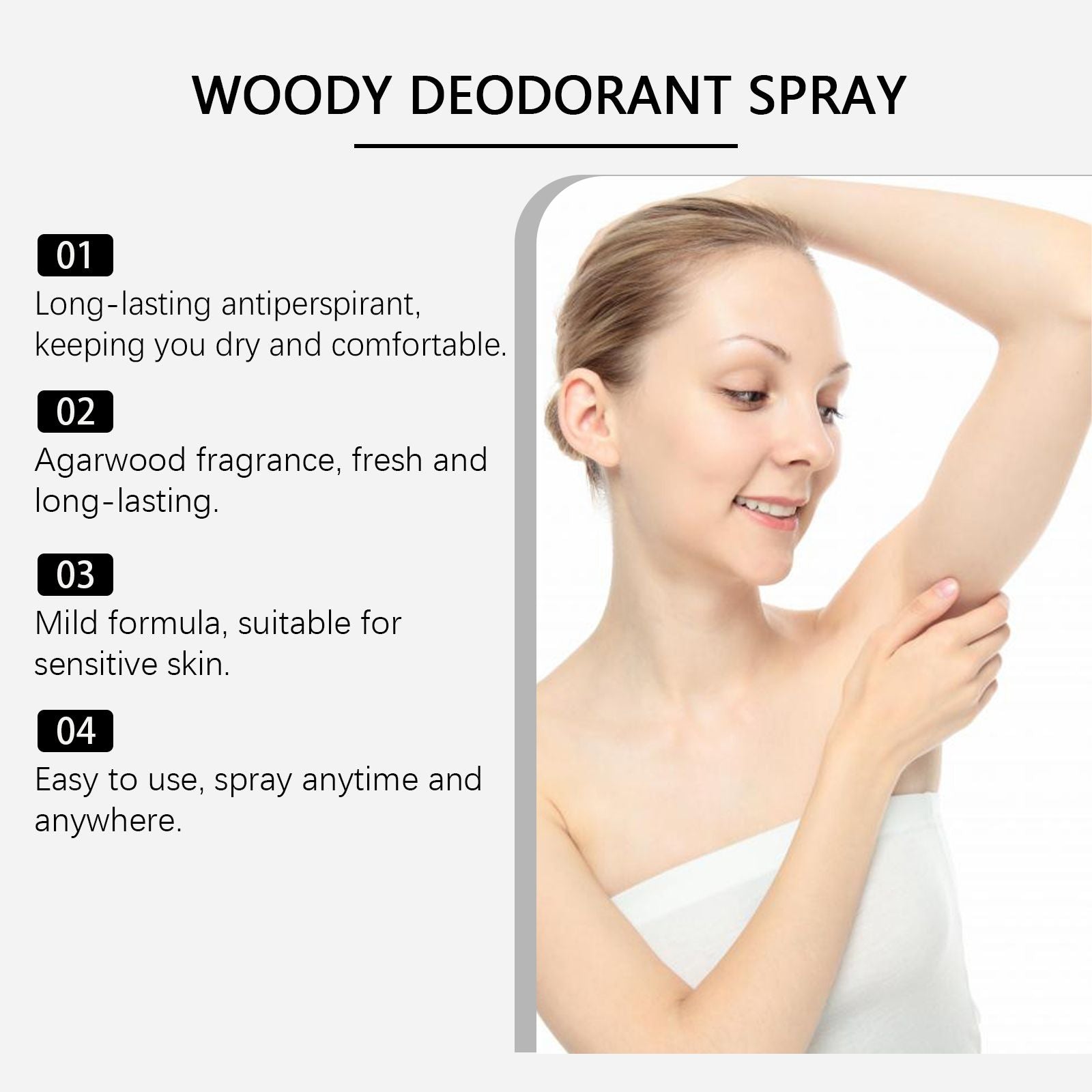 Viareline Agarwood Fresh Spray Leaves Fragrance Fresh, Refreshing And Comfortable, Desalting Odor Natural Fragrance