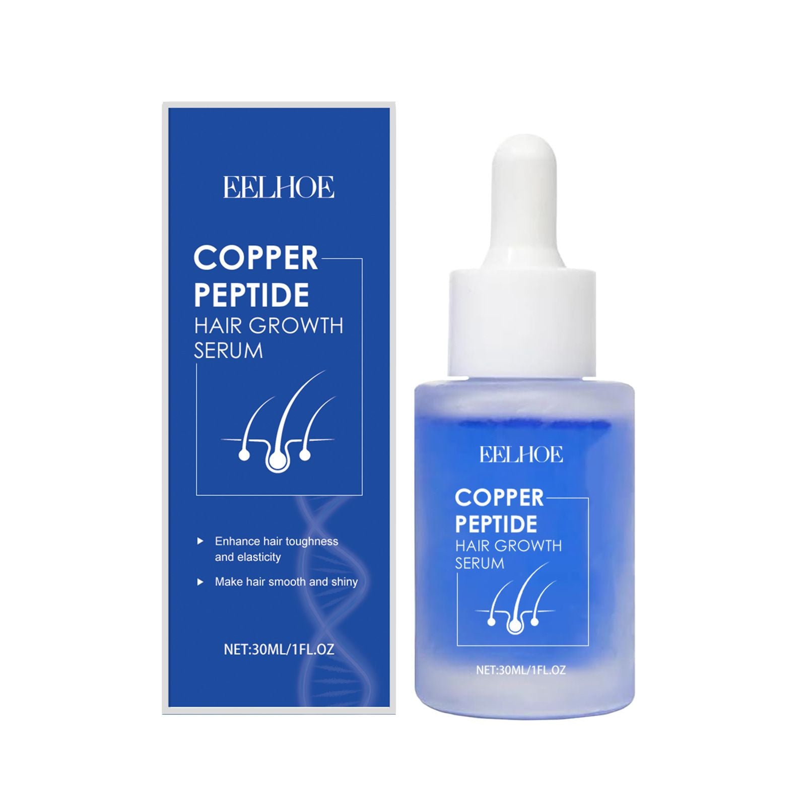 Copper Peptide Hair Care Essence Liquid - Nourishes hair makes it smooth and shiny and provides moisture Hair Care Essential Oil
