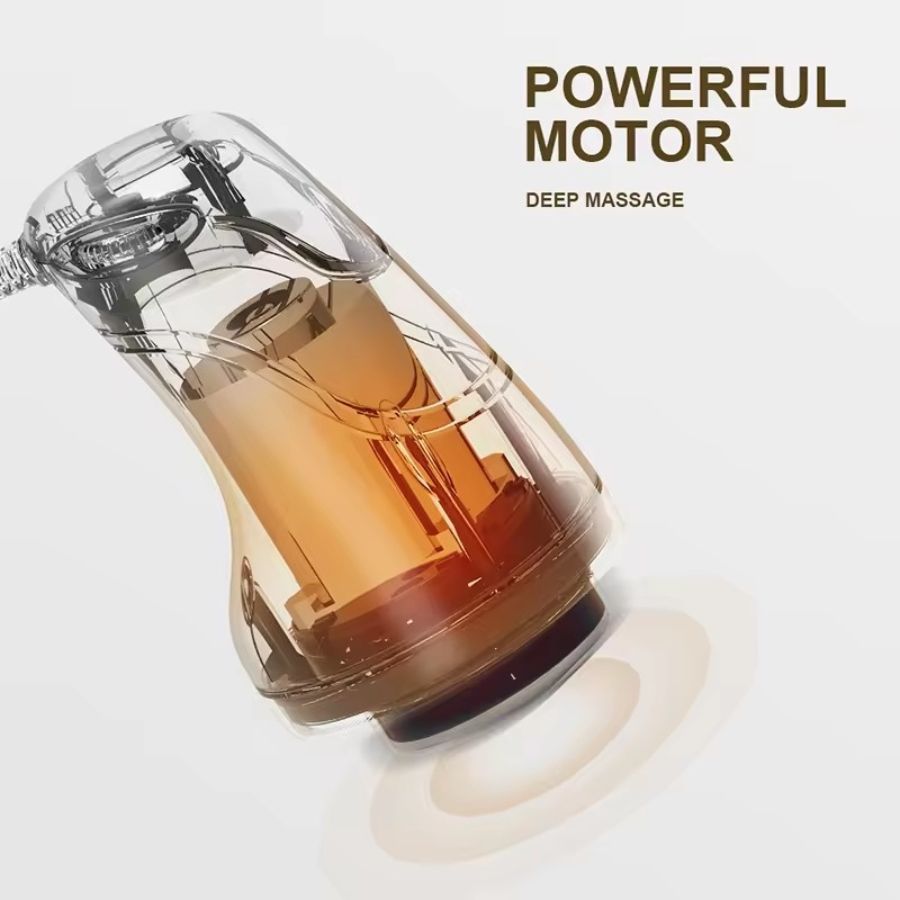 Body Massager 8 Heads Vibrater Massagers Body Shaping Massage Equipment Roller Shoulder and Neck Massage Machine Handheld-Cellulite Massager for Relax Body with Free Gift