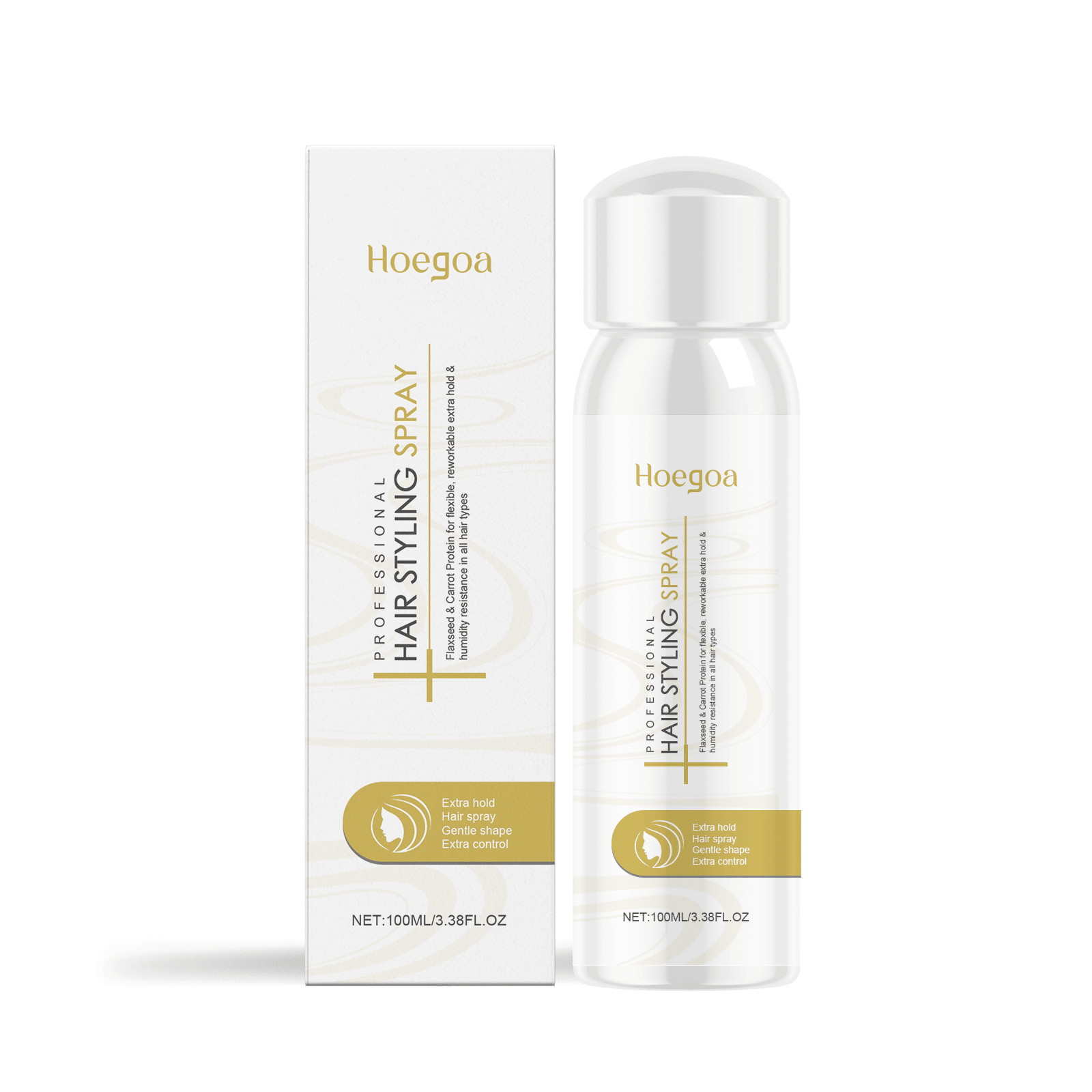 Hoegoa Hair Nourishing Styling Spray Styling Fluffy Gentle Cleansing Hair Refreshing Hair Spray