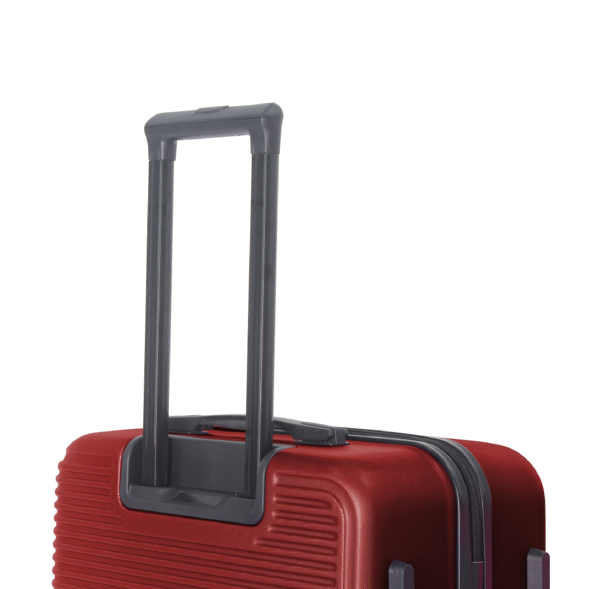 Luggage Sets ABS Hardshell 3pcs Luggage, Lightweight Durable Suitcase sets Spinner Wheels Suitcase with TSA Lock 20''24''28'' Available(WINE RED)