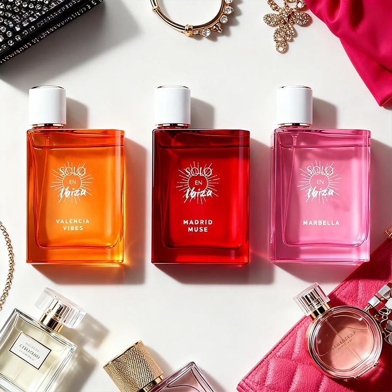 SOLO EN IBIZA Women's Perfume Gift Set - 3 x 1.02 Oz Eau de Parfum Spray - 3 Long-Lasting Scents - For Holiday, Dating, Daily Use & Parties - Ideal Women's Gift