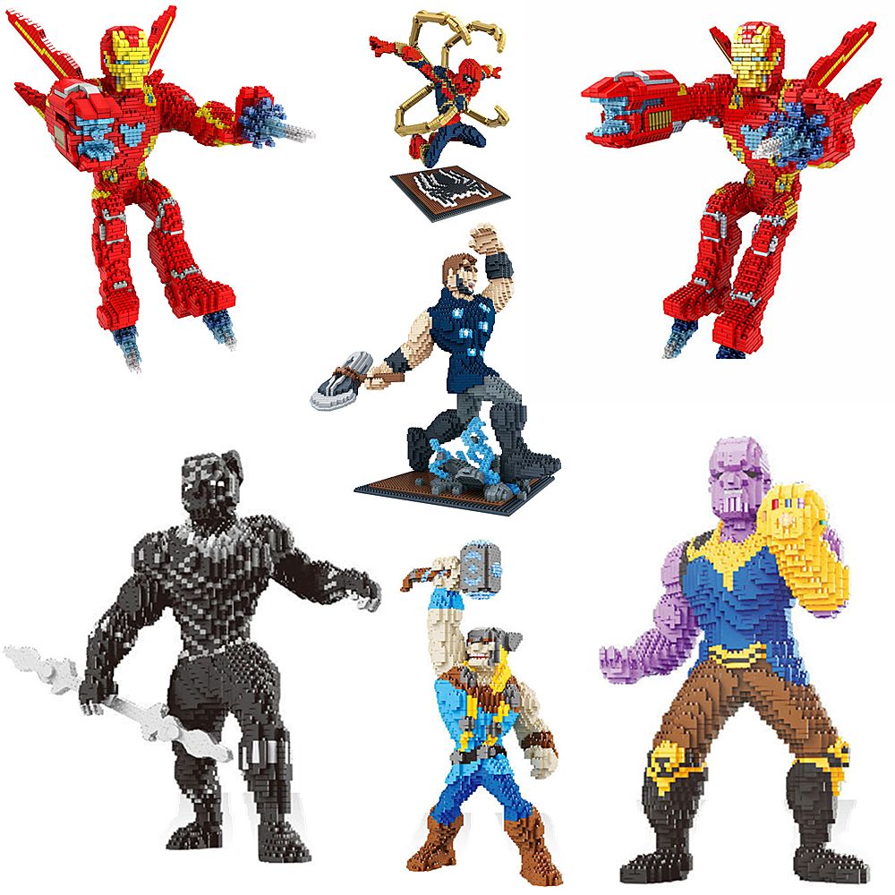 Ultimate Micro Diamond Blocks - Marvel Heroes Collection Toys