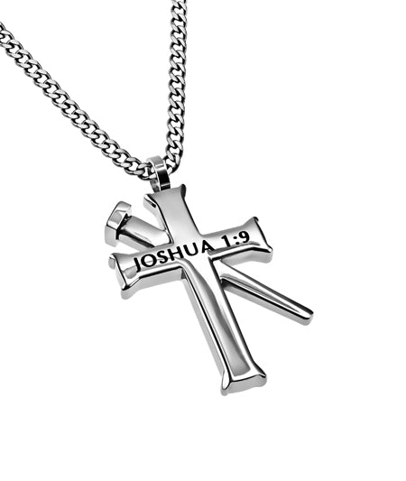 Established Silver Cross Necklace