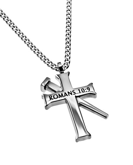 Established Silver Cross Necklace