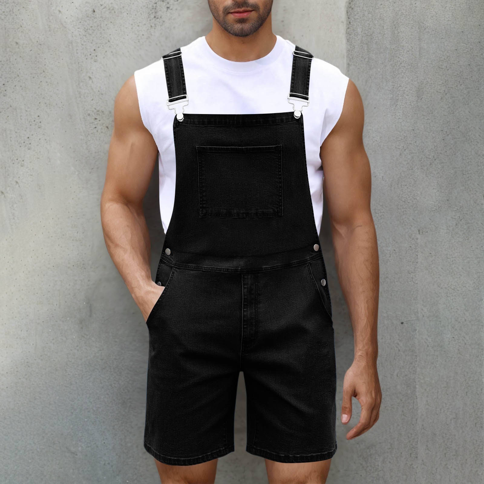 Cuddlecore Denim Shortalls