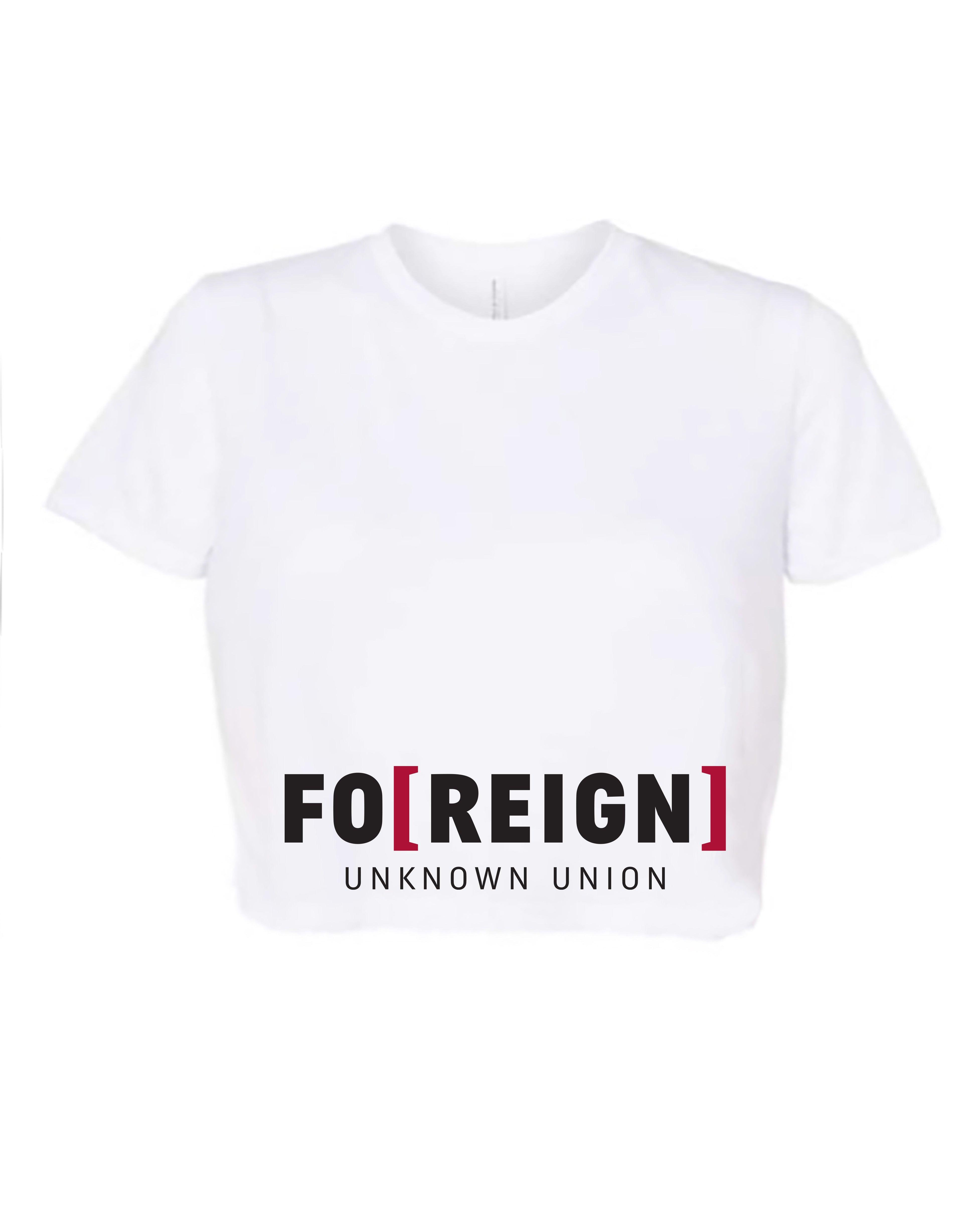 FO[REIGN] JP Cropped Tee White