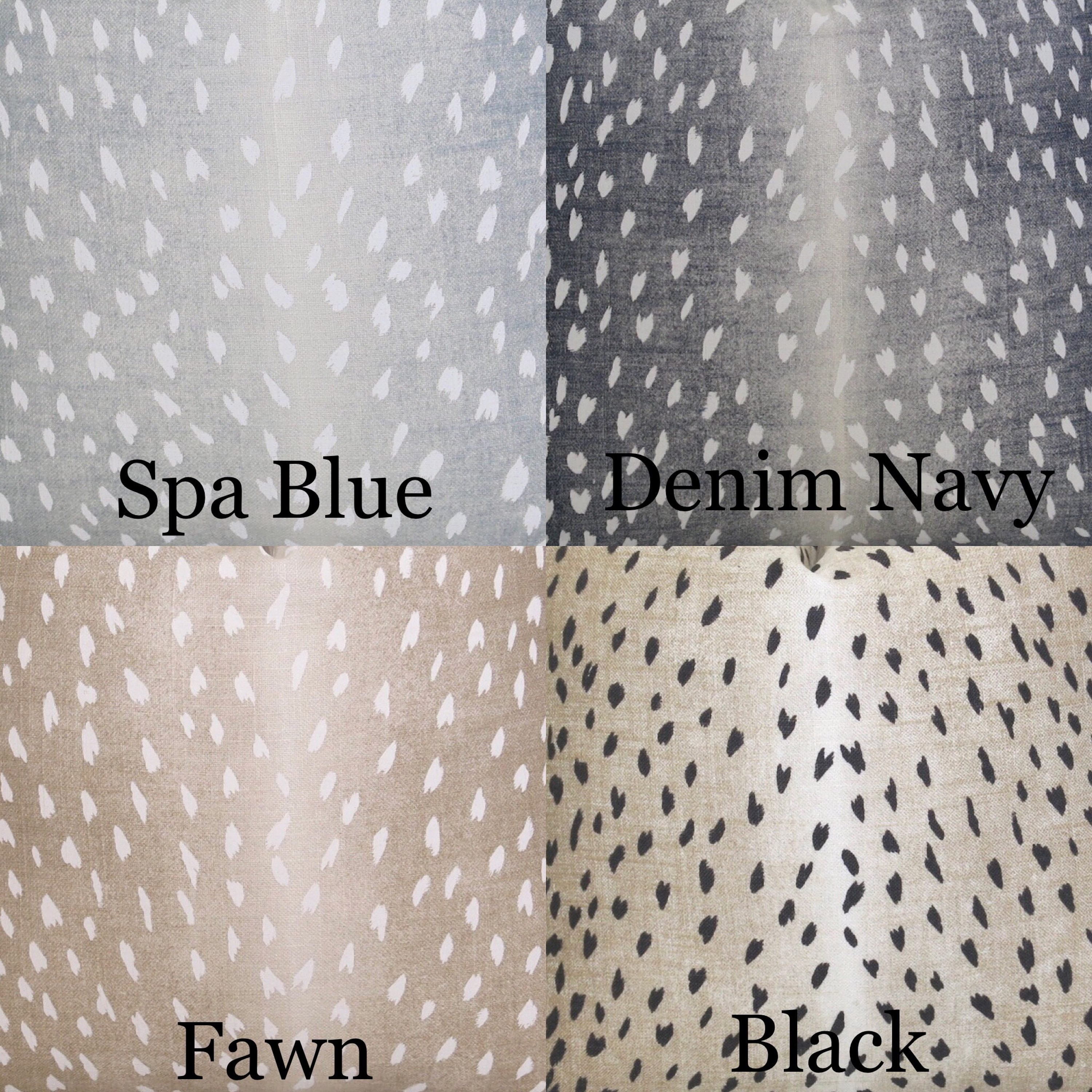 Antelope Pillow Cover - Denim Navy