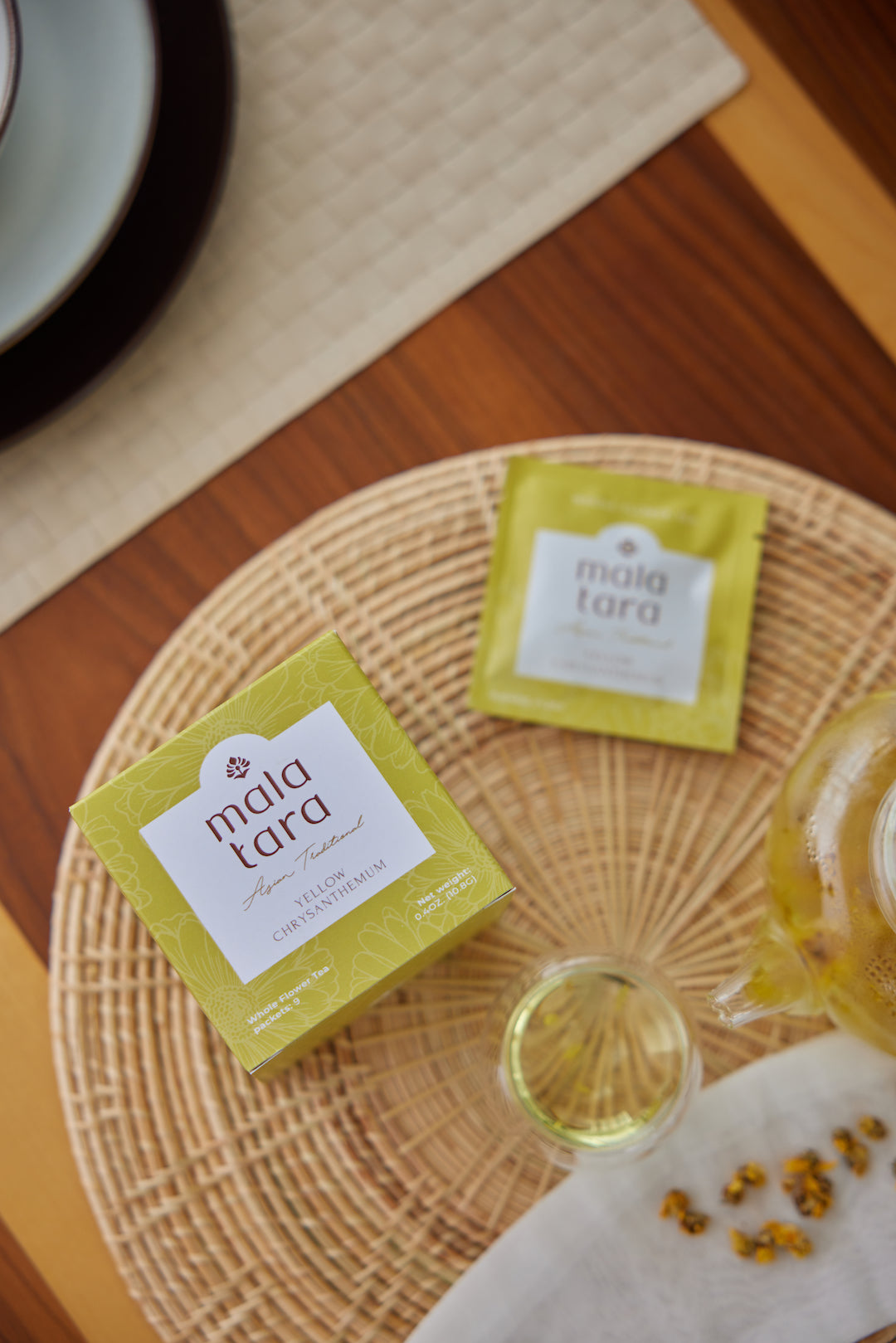 Yellow Chrysanthemum Whole Flower Tea Box