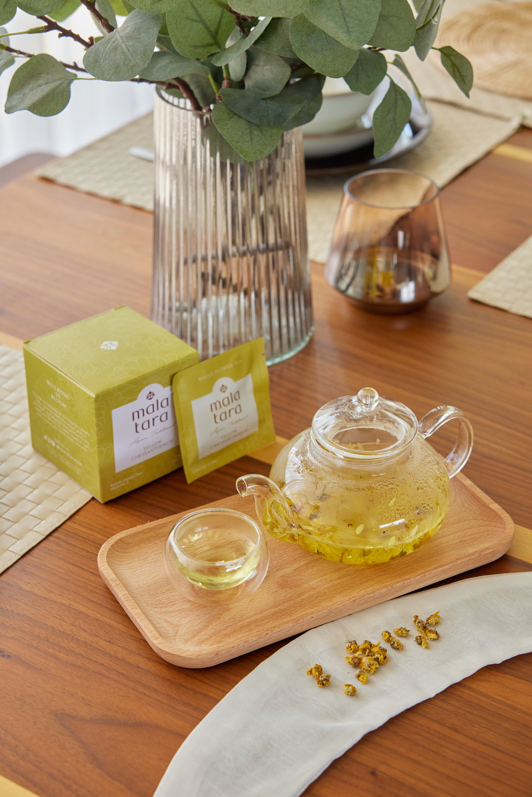 Yellow Chrysanthemum Whole Flower Tea Box