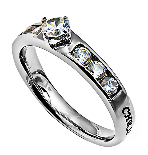 Princess Solitaire Ring