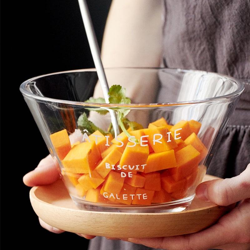 French Letter Glass Bowl